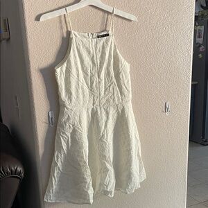 White, eyelet summer dress